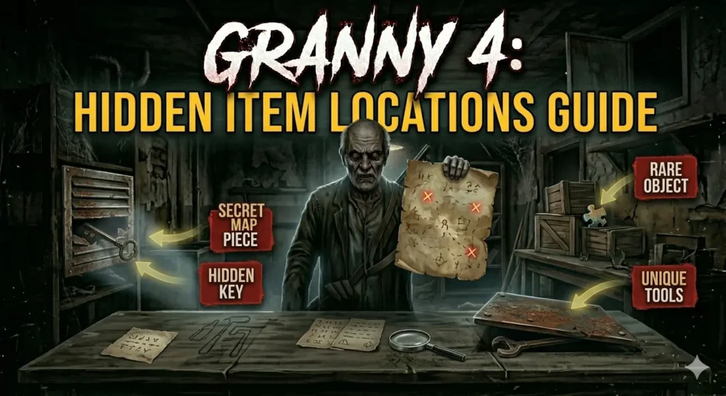 Hidden Item Locations in Granny 4