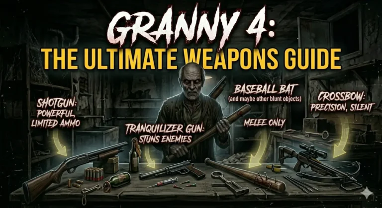 Weapons Guide in Granny 4
